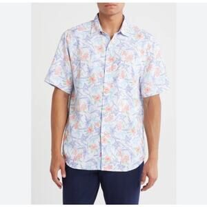 Tommy Bahama Mens XL Coconut Point Marlin Mania Short Sleeve Button-Up Shirt